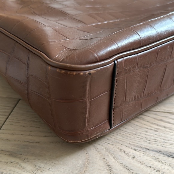 Coach leather laptop and business bag - Picture 6 of 14